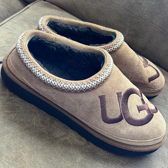 Ugg TASMAN Braid Embroidered Men’s Slippers size 13 - Picture 1 of 9